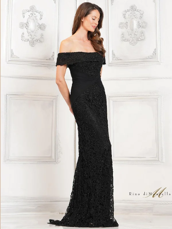 Rina di Montella RD3129 Long Formal Fitted Dress