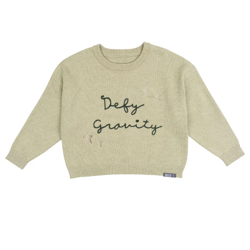 Infant & Toddler Girls Sage Defy Gravity Wicked Sweater