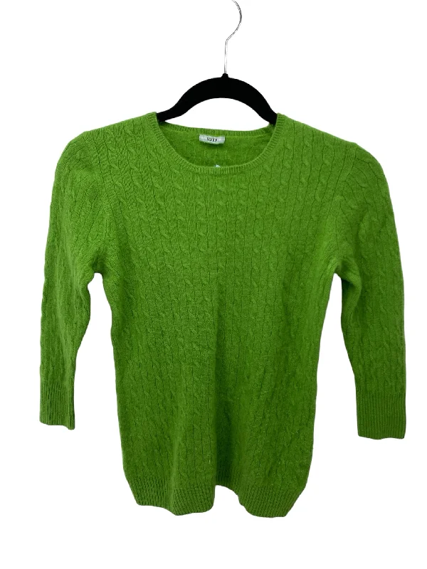 J Crew Misses Size XS/S Green Cashmere Sweater