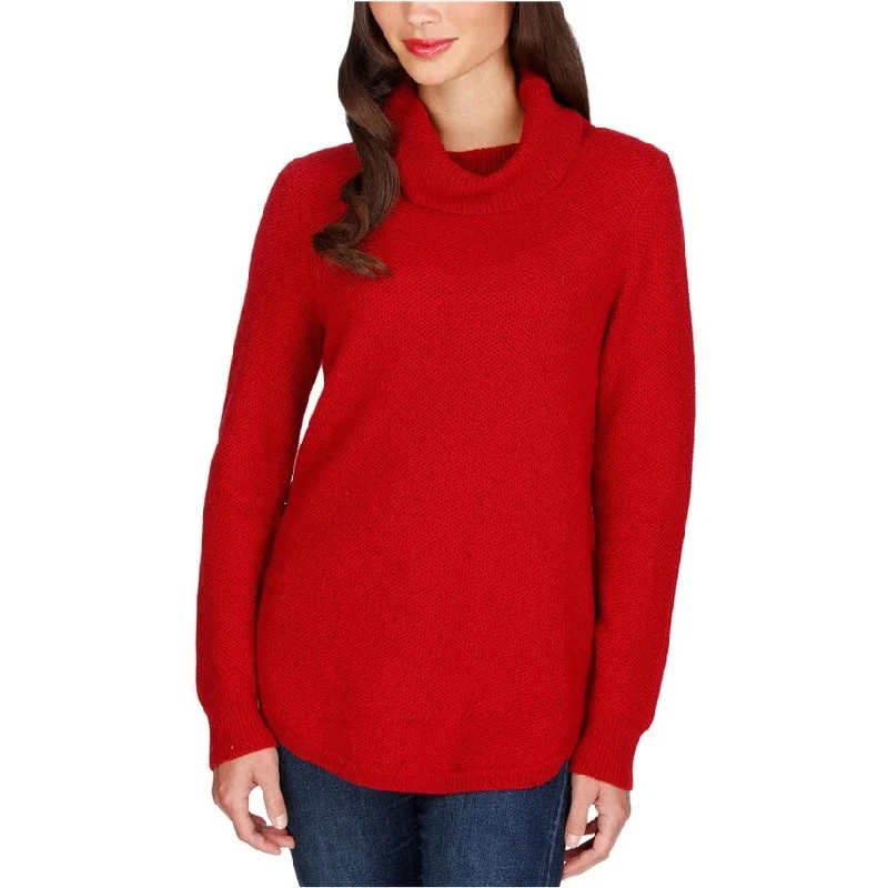 Lucky Brand Womens Side-Zipper Knit Sweater