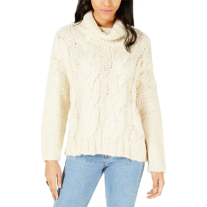 Moon River Womens Weatheral Knit Sweater