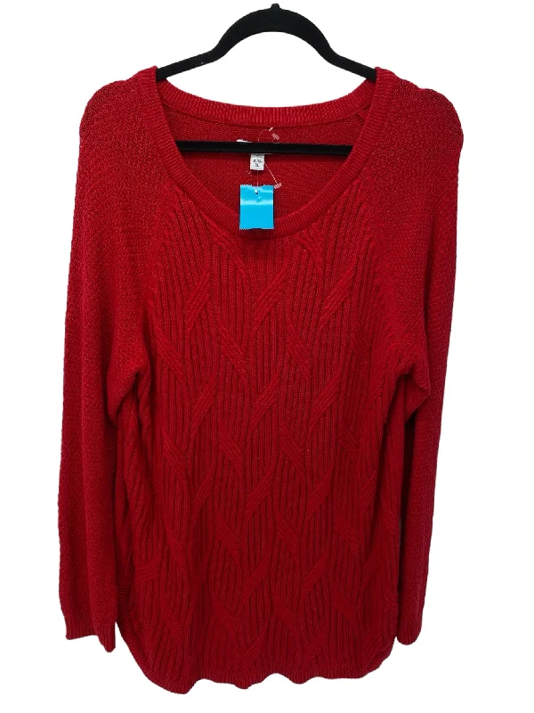 Sonoma Misses Size XL Red New With Tags Sweater