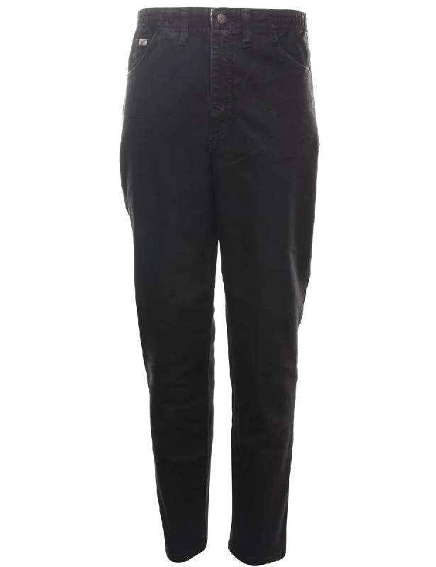 Black Denim Trousers - W30 L31