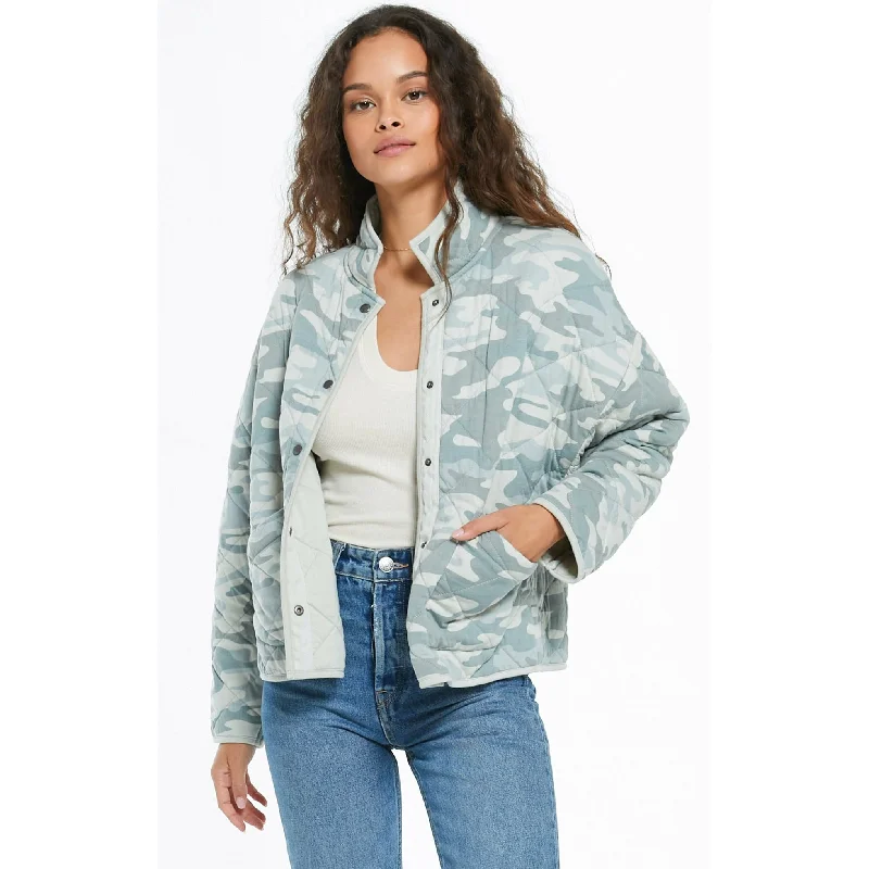 Maya Camo Quilted Jacket