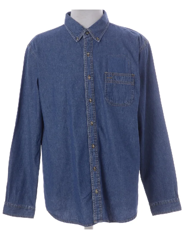 Label Callum Denim Double Pocket Shirt