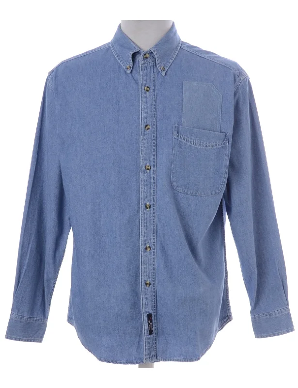 Label Callum Denim Double Pocket Shirt