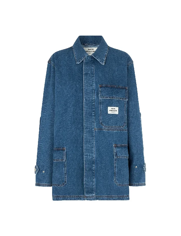 Denim Johnny Jacket,  Vintage Blue