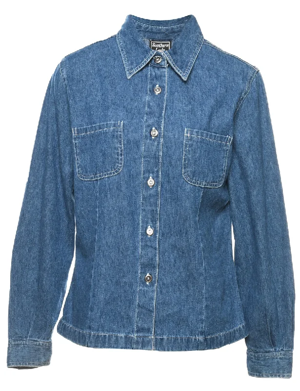 Indigo Denim Shirt - M