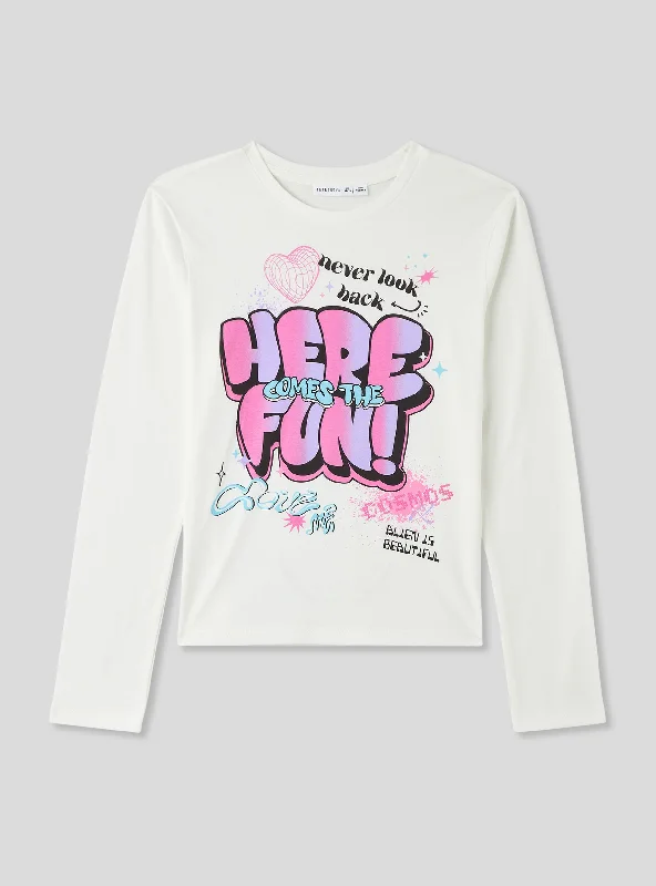 Girls's Long-sleeved T-shirt