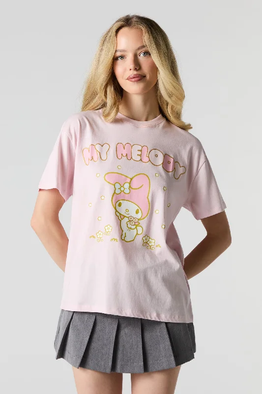 My Melody Graphic Boyfriend T-Shirt