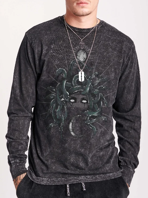 Green Medusa Long Sleeve T-shirt