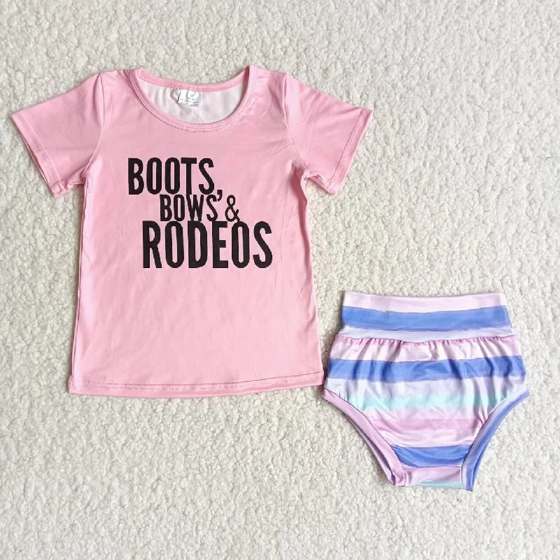 pink T-shirt briefs Set C4-20