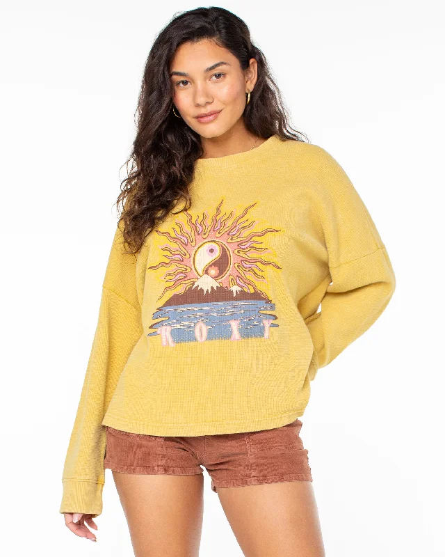 East Side Long Sleeve Top - Sauterne