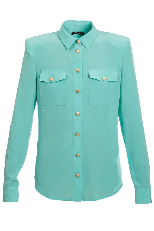 Long Sleeve Pocket Button Down