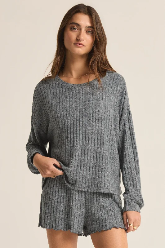 Daydream Rib Long Sleeve Top