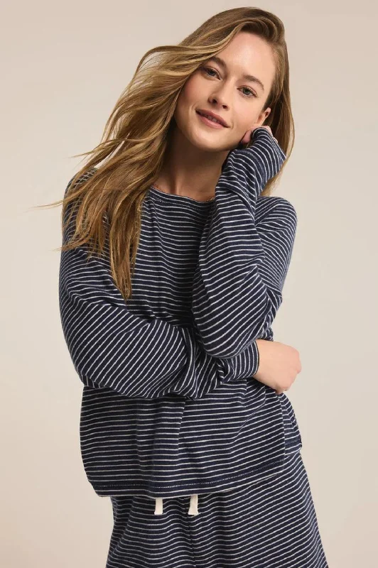 Staying In Stripe Long Sleeve Top