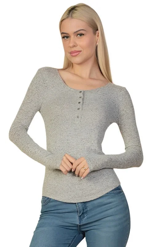 Heather Long Sleeve Top