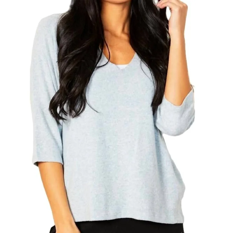 French Kyss - Allie Kashmira V-Neck Hoodie