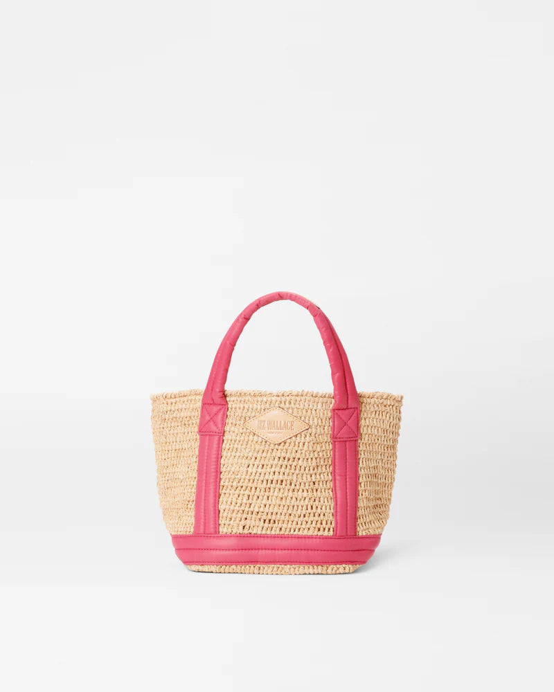 MZ Wallace Mini Raffia Tote