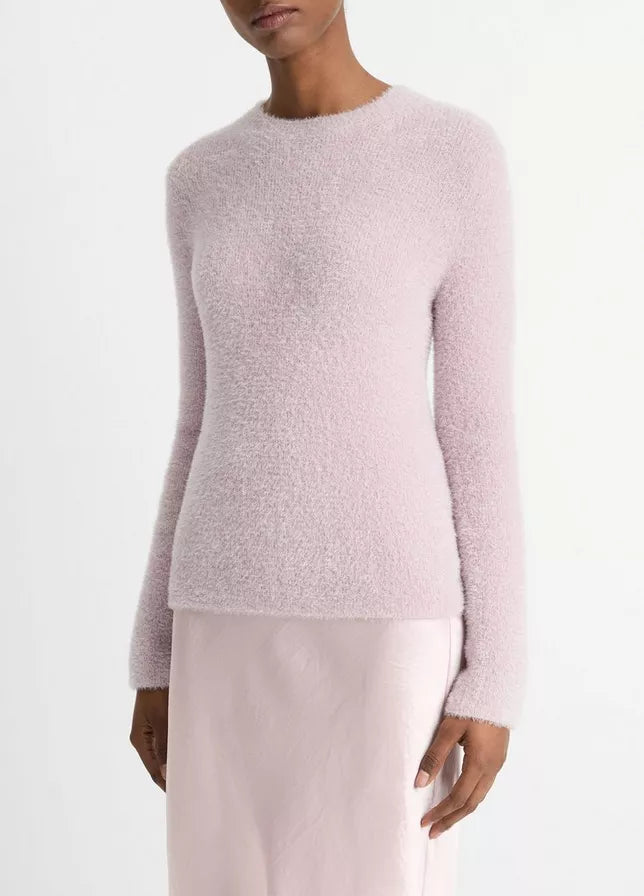 Vince Metallic Eyelash Pullover Sweater